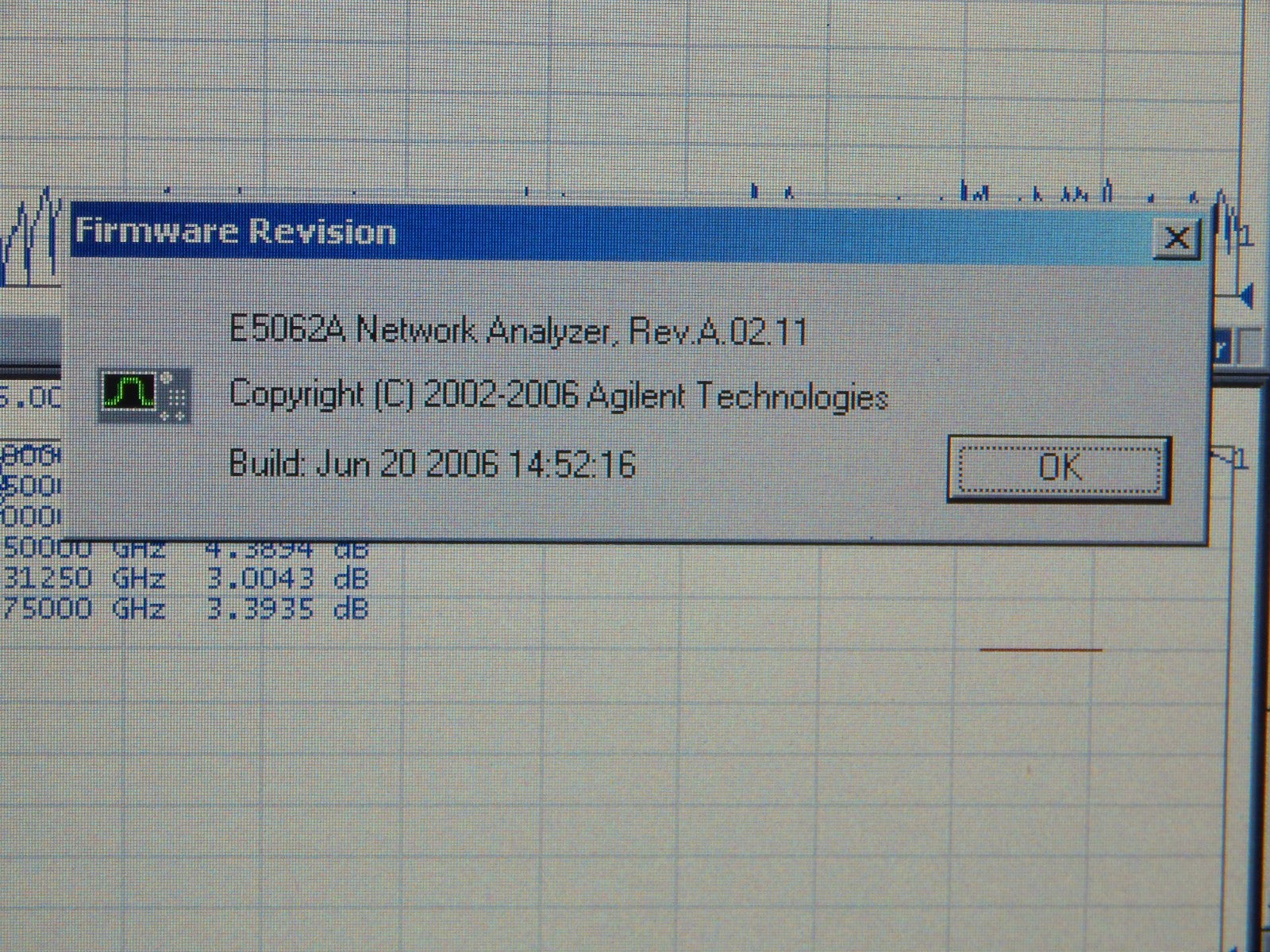 Agilent E5062A 3GHz Network Analyzer Opt. 016, 100, 150 & 1E1, NIST, 3mth wrnty Agilent E5062A 3GHz Network Analyzer Opt. 016, 100, 150 & 1E1, NIST, 3mth wrnty